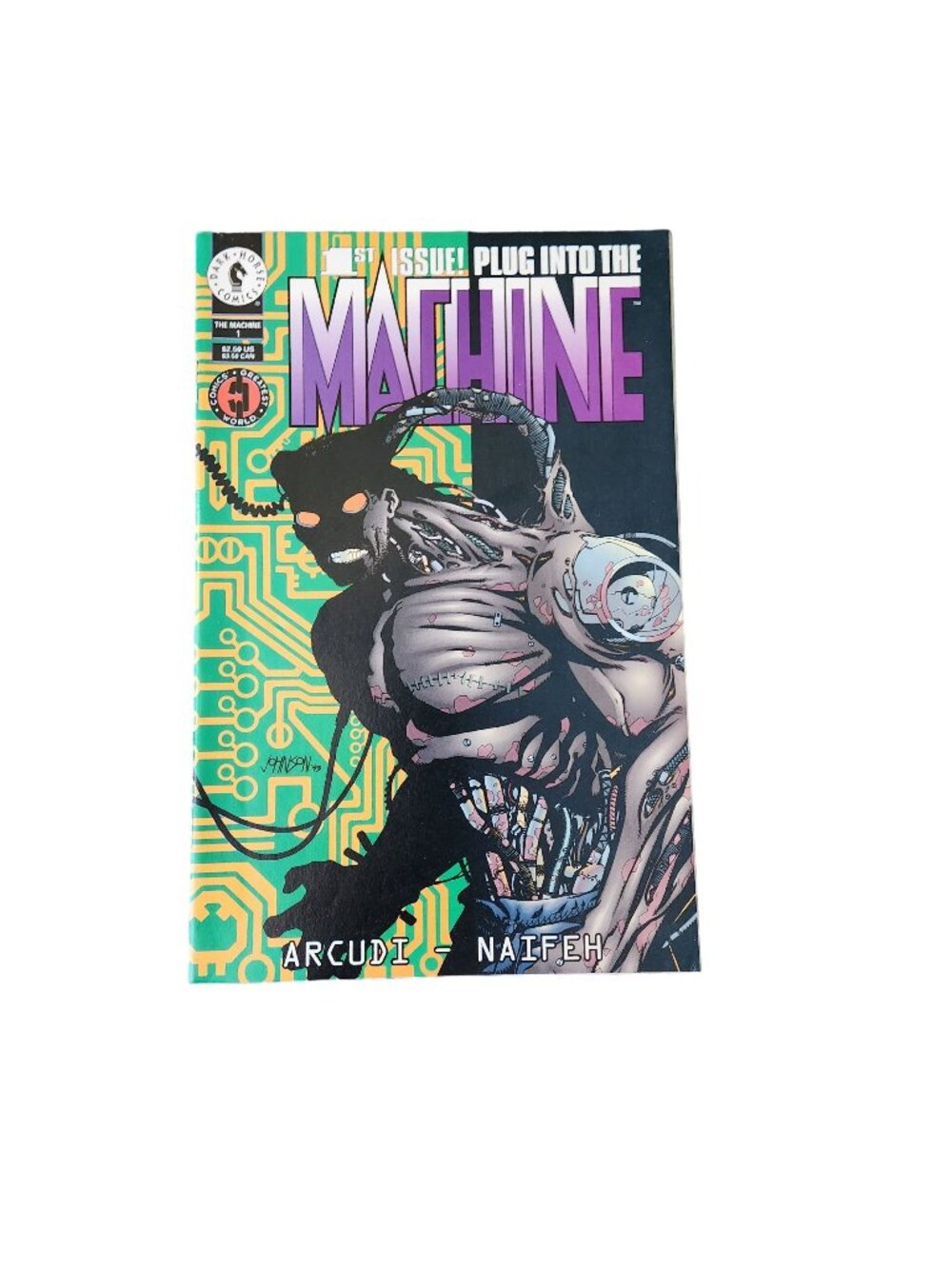 Dark Horse The Machine #1 1994 Comic Book Collector Bagged Boarded